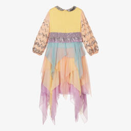 Gucci-Girls Silk Georgette Gown | Childrensalon Outlet