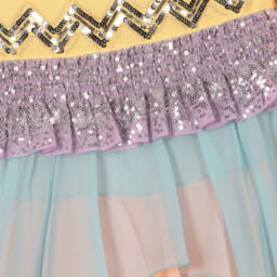 Gucci-Girls Silk Georgette Gown | Childrensalon Outlet