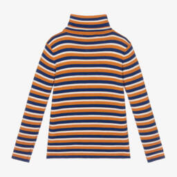 Gucci-Шерстяной топ в оранжевую и синюю полоску | Childrensalon Outlet