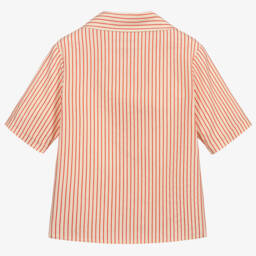 Gucci-Teen Boys Ivory Striped Cotton Jacket | Childrensalon Outlet