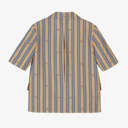 Gucci-Teen Boys Striped Cotton Shirt | Childrensalon Outlet