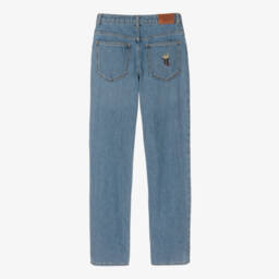 Gucci-Teen Girls Blue Denim Trousers | Childrensalon Outlet