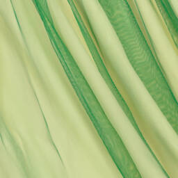 غوتشي-فستان تينز بناتي حرير لون أخضر | Childrensalon Outlet