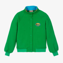 Gucci-Teen Girls Green Jacquard Jacket | Childrensalon Outlet