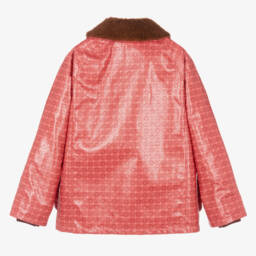 Gucci-Teen Girls Pink Logo Jacket | Childrensalon Outlet