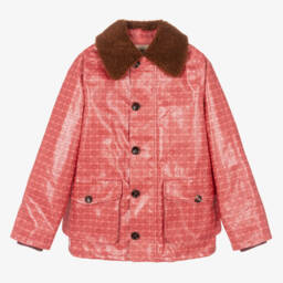 Gucci-Teen Girls Pink Logo Jacket | Childrensalon Outlet