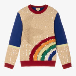 Gucci-Teen Girls Wool Sequin Jumper | Childrensalon Outlet