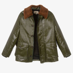 Gucci-Teen Green Double G Jacket | Childrensalon Outlet