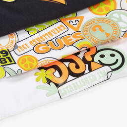 Guess-Baby Boys Blue Bodyvests (3 Pack) | Childrensalon Outlet