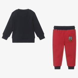 Guess-Сине-красный спортивный костюм из хлопка | Childrensalon Outlet