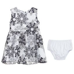 Guess-Baby Embroidered Dress Set | Childrensalon Outlet