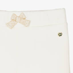 Guess-Baby Girls Ivory & Gold Velour Tracksuit | Childrensalon Outlet