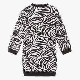 Guess-Baby Girls White & Black Zebra Dress | Childrensalon Outlet