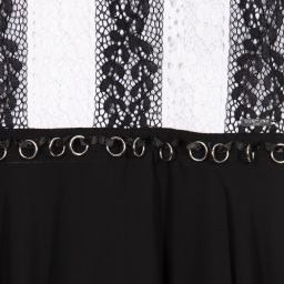 Guess Marciano-Black Chiffon & Lace Dress | Childrensalon Outlet