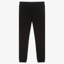 Guess-Black Diamanté Logo Joggers | Childrensalon Outlet