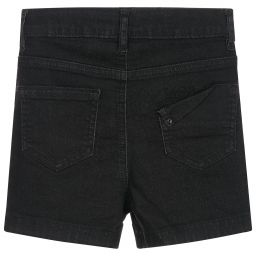 Guess-Black High Waisted Shorts | Childrensalon Outlet