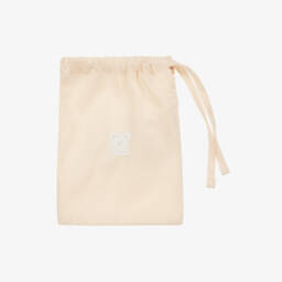 Guess-Boys Beige Bear Cotton Booties | Childrensalon Outlet