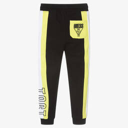 Guess-جوغرز قطن لون أسود للأولاد | Childrensalon Outlet