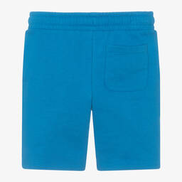 Guess-Boys Blue Cotton Shorts | Childrensalon Outlet