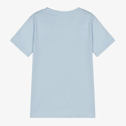 Guess-Голубая хлопковая футболка | Childrensalon Outlet