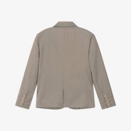 Guess-جاكيت رسمي مخطط باللون الكريمي للأولاد | Childrensalon Outlet