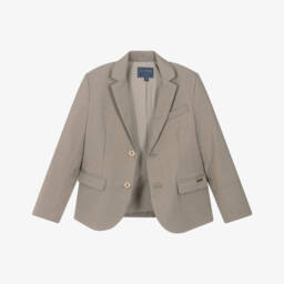 Guess-جاكيت رسمي مخطط باللون الكريمي للأولاد | Childrensalon Outlet