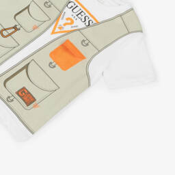 Guess-Boys Green Layered Vest Tee | Childrensalon Outlet
