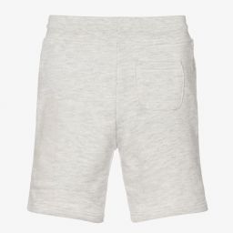 Guess-Boys Grey Cotton Shorts | Childrensalon Outlet