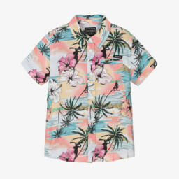 Guess-قميص وردي مستوحى من جزر للأولاد | Childrensalon Outlet