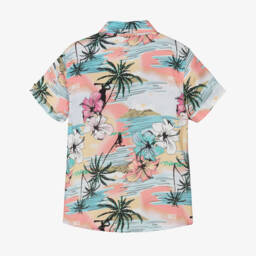 Guess-قميص وردي مستوحى من جزر للأولاد | Childrensalon Outlet