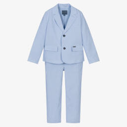 Guess-Boys Light Blue Formal Ensemble | Childrensalon Outlet