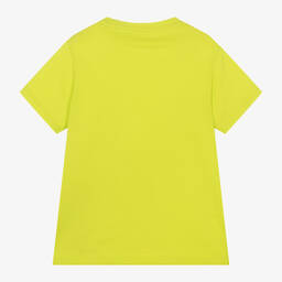 Guess-Boys Lime Green Cotton T-Shirt | Childrensalon Outlet