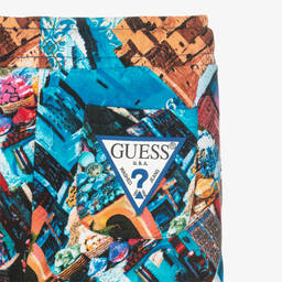 Guess-Boys Multicolour Jersey Bermuda Shorts | Childrensalon Outlet