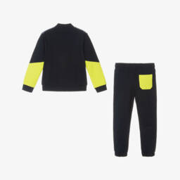 Guess-Boys Navy Zip-Up Tracksuit | Childrensalon Outlet