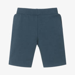 Guess-Boys Soft Blue Jersey Shorts | Childrensalon Outlet