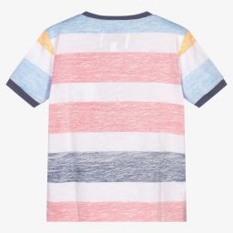 Guess-Boys Striped Bear T-Shirt | Childrensalon Outlet