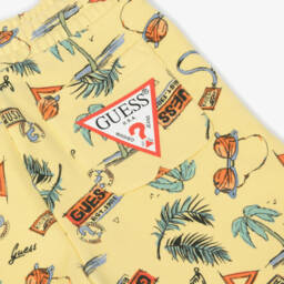 Guess-Boys Sunlit Cotton Shoreline Shorts | Childrensalon Outlet