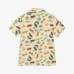 Guess-قميص مشمس بياقة مفتوحة للأولاد | Childrensalon Outlet