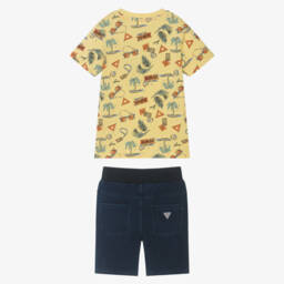 Guess-شورت جينز نابض بالحياة للأولاد - طقم مزدوج | Childrensalon Outlet
