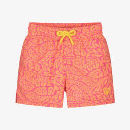 Guess-Boys Vibrant Logo Swim Trunks | Childrensalon Outlet