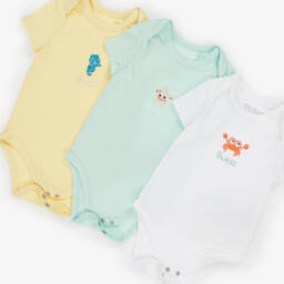 Guess-Boys' Vibrant Marine Baby Bodysuits Trio | Childrensalon Outlet