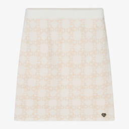 Guess-Girls Beige & Ivory Knit Skirt | Childrensalon Outlet