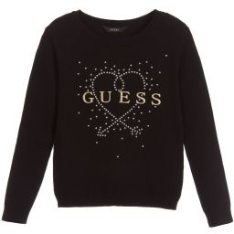 جيس-كنزة لون أسود و ذهبي للفتيات | Childrensalon Outlet