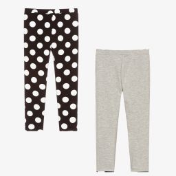 Guess-Черные двусторонние легинсы для девочек | Childrensalon Outlet