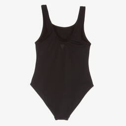 Guess-Girls Black Triangle Logo Swimsuit | Childrensalon Outlet