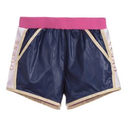 Blue Logo Shorts | Childrensalon Outlet