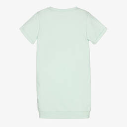 Guess-Girls Blue Triangle Logo Dress | Childrensalon Outlet