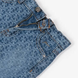 Guess-Классическая синяя юбка с логотипом для девочек | Childrensalon Outlet