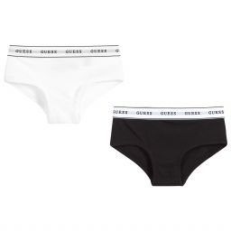 Guess-Girls Cotton Knickers (2 Pack) | Childrensalon Outlet