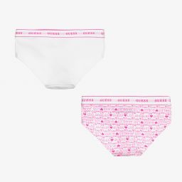Guess-Girls Cotton Knickers (2 Pack) | Childrensalon Outlet